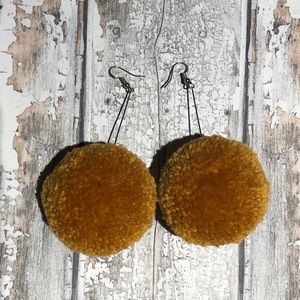 Mustard Ball Earrings